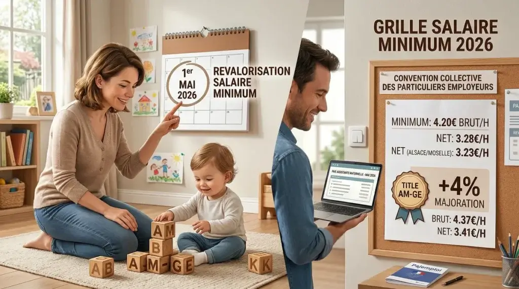 Salaire minimum assistante maternelle mai 2026